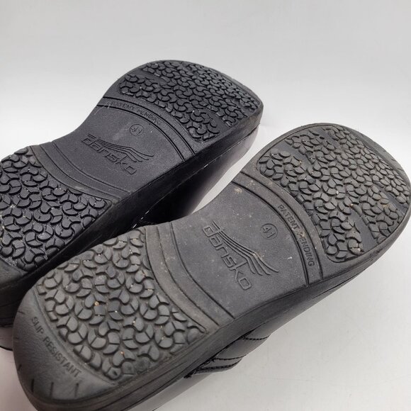 Dansko XP 2.0 Clogs Black Leather Comfort Shoes Arch Support Womens 41 (10.5-11) - Picture 15 of 15